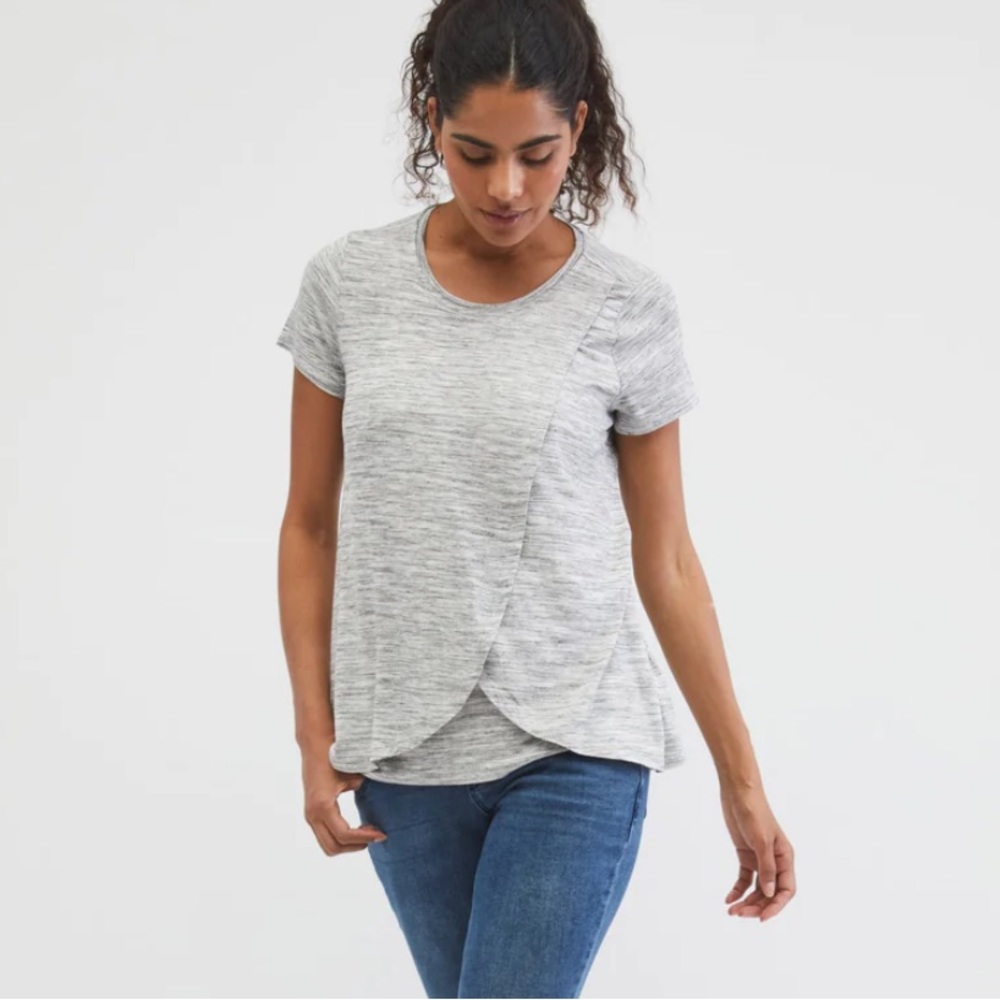 Motherhood Maternity nursing tulip tee